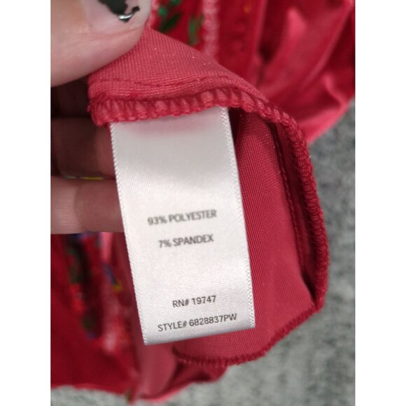 THE PIONEER WOMAN Velvet Floral Top Womens Size XXL Bell‎ Sleeve Peasant Cottage - Picture 6 of 8